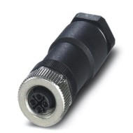 M12-S Power (3+PE) FeMale Circular Cable Connector M12-S Power (3+PE) FeMale Circular Cable Connector