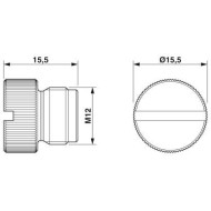 Screw plug - PROT-M12 SH - 1503302 Screw plug - PROT-M12 SH - 1503302