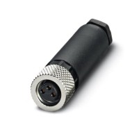 M8 3-pole Straight Female Connector (1506888) M8 3-pole Straight Female Connector (1506888)