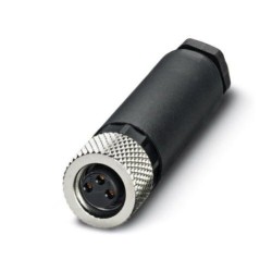M8 3-pole Straight Female Connector (1506888)