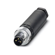 M8 3-pole Straight Male Connector (1501252) M8 3-pole Straight Male Connector (1501252)