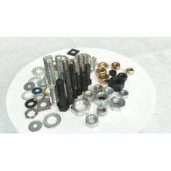 1/2&quot;-13 Socoje Carbon Steel Securing Nut Counter Nuts  Spring Steel Zinc Finish Self-Locking Hex Pal Nut 1pc