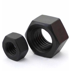 5/8 Carbon steel Black oxide ASTMA194 2H heavy hex nut 1pc 5/8 Carbon steel Black oxide ASTMA194 2H heavy hex nut 1pc