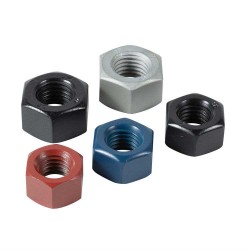7/8 inch Teflon coated ZINC NICKEL PLATING (12-18% NICKEL PLATING) ASME B 18.2.2 Heavy Hex Nut 7/8 inch Teflon coated ZINC NICKEL PLATING (12-18% NICKEL PLATING) ASME B 18.2.2 Heavy Hex Nut