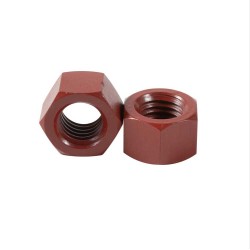 A194 7M Xylar 2 + XYLAN 1014 ORANGE 3/4 inch-10 ASTM A194 Grade 2HM Heavy Hex Nut A194 7M Xylar 2 + XYLAN 1014 ORANGE 3/4 inch-10 ASTM A194 Grade 2HM Heavy Hex Nut