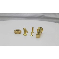 Burndy Hex Nut, 1/2 inch-13, Silicon Bronze Grade 8fine Hex Nuts