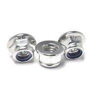 Custom DIN6926 DIN6923 SS304 Nylock M7 Hex Nuts Stainless Steel Lock Weld Flange Nut Custom DIN6926 DIN6923 SS304 Nylock M7 Hex Nuts Stainless Steel Lock Weld Flange Nut