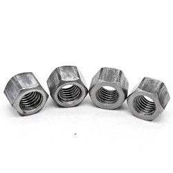 Fasteners M14 Hex Thick Nuts DIN6330 Galvanized Steel Hexagon Nuts with a Height of 1.5d
