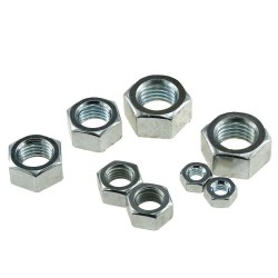 hex nut automotive industry fastener manufacturer zinc plated din6334 hex nut