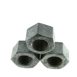 high tensile heavy hex nut 2h 2hm zinc plated hex heavy nut
