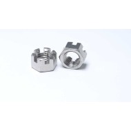 M18x1.5mm Hexagon Slotted Nut Grade 4.8 Carbon Steel Hex Castle Nuts Solid High Slotted Hex Nuts M18x1.5mm Hexagon Slotted Nut Grade 4.8 Carbon Steel Hex Castle Nuts Solid High Slotted Hex Nuts