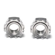 M3 M4 M5 M6 M8 M10 SS304 316 Self Locking Wheel Nylon Tooth K Lock Nuts M3 M4 M5 M6 M8 M10 SS304 316 Self Locking Wheel Nylon Tooth K Lock Nuts