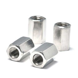 M3 M4 M5 M6 M8 M10 UNC Thread Round Long DIN934 DIN933 Hexagon Head Cap Flange Hex Nuts