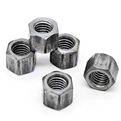 M3 M4 M5 Thick Nut DIN6334 Black High Tensile Hexagonal Long Nut GB55 Hex High Nut