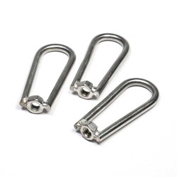 M3 M4 M6 M8 Marine Ship Boat Customized Ring Hex Lifting Welded Loop Eye Nut