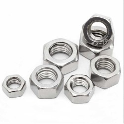 M4 M5 M6 M8 Inconel 601 718 Alloy Hexagon Nut DIN934 1/4"-20-2B