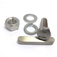 Monel400 Uns N04400 DIN933 Hex Bolts Monel 400 Studbolt and Nuts Monel400 Uns N04400 DIN933 Hex Bolts Monel 400 Studbolt and Nuts
