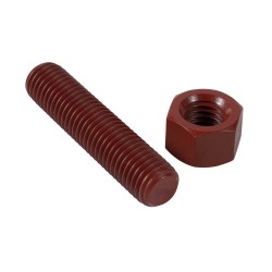 PTFE  Bichromate zinc coated Black oxide 2H heavy hex nut