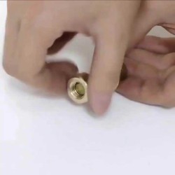 Silicon Bronze Grade 651 Full Finished Hex Nut 5/16-18 inch