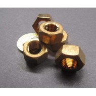 Silicon Bronze Grade 651 Full Finished Hex Nut 5/16-18 inch Silicon Bronze Grade 651 Full Finished Hex Nut 5/16-18 inch