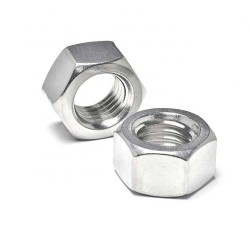 Stainless Steel Material M2 M4 M6 DIN934 Metric Size Support Customization Hex Nuts