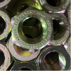 yellow zinc coating API20E 2H heavy hex nut