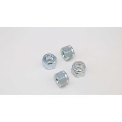 Hex Flange Nylon Insert Lock Nuts - 1/4", 5/16" - DIN 6925 / ISO 7042 - Carbon Steel - Zinc Coated - Socoje - 1pc Hex Flange Nylon Insert Lock Nuts - 1/4", 5/16" - DIN 6925 / ISO 7042 - Carbon Steel - Zinc Coated - Socoje - 1pc
