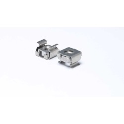 10-32 Socoje Anti-Rust Stainless Steel Square Clip Square Speed Lock Cage Nut for Rack 1pc