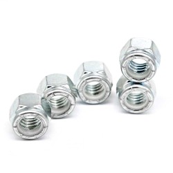 Hex Nylon Insert Nut - DIN 985 - Stainless Steel 304, 316 Hex Nylon Insert Nut - DIN 985 - Stainless Steel 304, 316