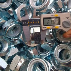 Hex Nylon Lock Nut - DIN 6926 - M2, M4, M8 - Zinc Coated - Stainless Steel - Slim Hex Insert Hex Nylon Lock Nut - DIN 6926 - M2, M4, M8 - Zinc Coated - Stainless Steel - Slim Hex Insert