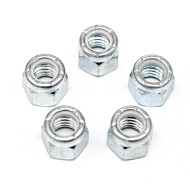 DIN985 white nylon insert stainless steel 304 316 M7 Nylon Insert nut DIN985 white nylon insert stainless steel 304 316 M7 Nylon Insert nut