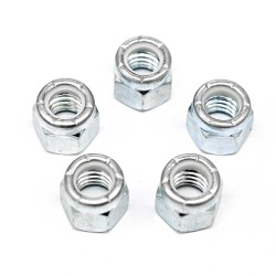 DIN985 white nylon insert stainless steel 304 316 M7 Nylon Insert nut DIN985 white nylon insert stainless steel 304 316 M7 Nylon Insert nut