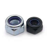 Yellow Zinc Plated Hex Nylon Nut M6-M10 Din982 985  Yellow Zinc Plated Hex Nylon Nut M6-M10 Din982 985