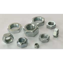 Hex Jam Nut Yellow Zinc Plated M8-M12 Hex Thin Nut Hex Jam Nut Yellow Zinc Plated M8-M12 Hex Thin Nut