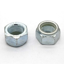 hexagonal locking nuts with non-metallic inserts white nylon nylon lock hex nut
