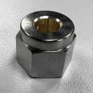 M20 silver coating Compression NPT Thread Tube fitting nut M20 silver coating Compression NPT Thread Tube fitting nut