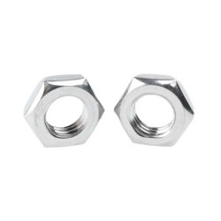 Hex Jam Nut Yellow Zinc Plated M8-M12 Hex Thin Nut Hex Jam Nut Yellow Zinc Plated M8-M12 Hex Thin Nut