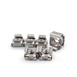 Cage Nut and Screw - Stainless Steel 304, 316 - M4 - With Clips Cage Nut and Screw - Stainless Steel 304, 316 - M4 - With Clips