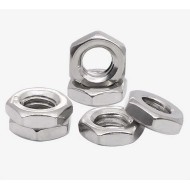 Yellow Zinc Plated Hex Thin Nut Din936 Hex Flat Jam Nut Yellow Zinc Plated Hex Thin Nut Din936 Hex Flat Jam Nut