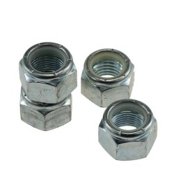 zinc plated nylon insert lock nut carbon steel nylon hex nut m42