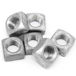 1/4-20 SUS316 Socoje Stainless Steel Carbon Steel Hot Dip Galvanized Square Nuts DIN557 1pc 1/4-20 SUS316 Socoje Stainless Steel Carbon Steel Hot Dip Galvanized Square Nuts DIN557 1pc