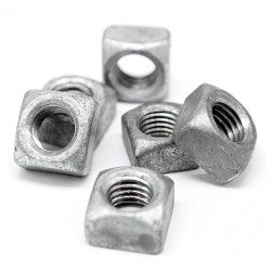 5/8" ASTM A-36 Carbon Steel Black Zinc Plating Hot Dip Galvanised DIN557 Square Nut 1pc 5/8" ASTM A-36 Carbon Steel Black Zinc Plating Hot Dip Galvanised DIN557 Square Nut 1pc