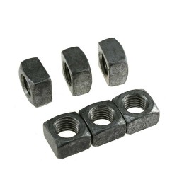 Square Nuts - Six Side - 1/4-20 - Square Stamping - Rectangular Nut