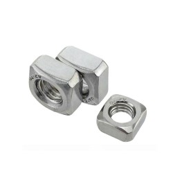 Square Nut - DIN 562 - Stainless Steel 304 - M2 - Flat Square Nut