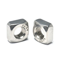 DIN557 DIN562 Stainless Steel Flat Rectangle Nut Metric Inch Size Square Nut for Heavy Industry DIN557 DIN562 Stainless Steel Flat Rectangle Nut Metric Inch Size Square Nut for Heavy Industry