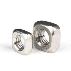 Square Thin Nuts - DIN 562 - Stainless Steel - Zinc Coated - M4 - M16