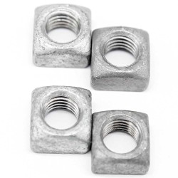 M16 Zinc Square Screw Nut Hot Dip Galvanized H.D.G. DIN 557 Square Nuts M16 Zinc Square Screw Nut Hot Dip Galvanized H.D.G. DIN 557 Square Nuts