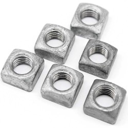 Square Nut - M5 - Stainless Steel 304 - Grade 4 - Plain - DIN 557 - For Bolt Screw
