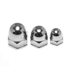 5/16"-18 Acorn Cap Nuts China Source Factory Stainless Steel 18-8 (304) Acorn Cap Nuts Hex Domed Cap Nuts 1pc
