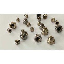 Carbon steel / stainless steel din1587 hex domed cap nut